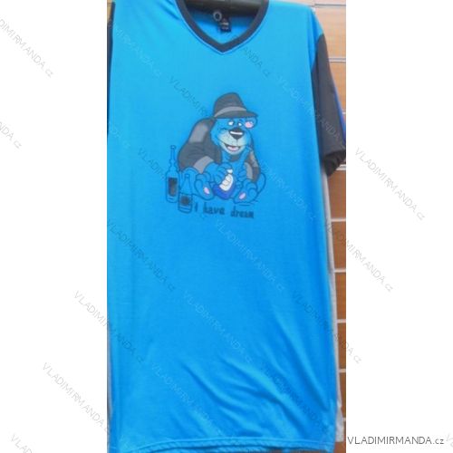 Košele nočné dlhý rukáv pánska (l-3XL) VALERIE DREAM medvedích