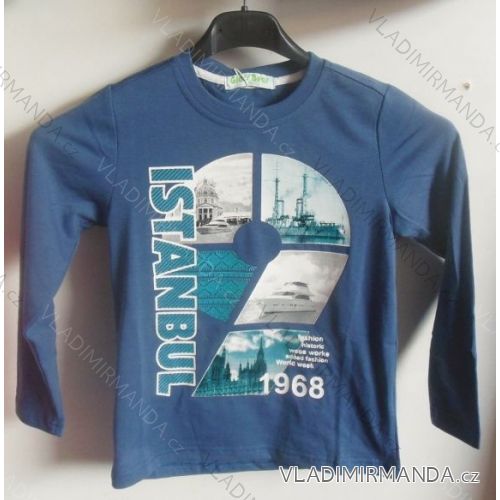 Tričko dlhý rukáv detské Chlapčenské (98-128) GLASS BEAR J-051