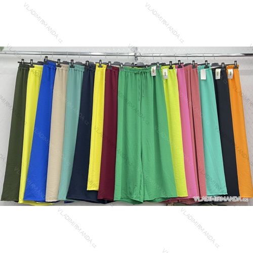 Nohavice dlhé letné dámske (S/M/L ONE SIZE) TALIANSKA MÓDA IMWD222463