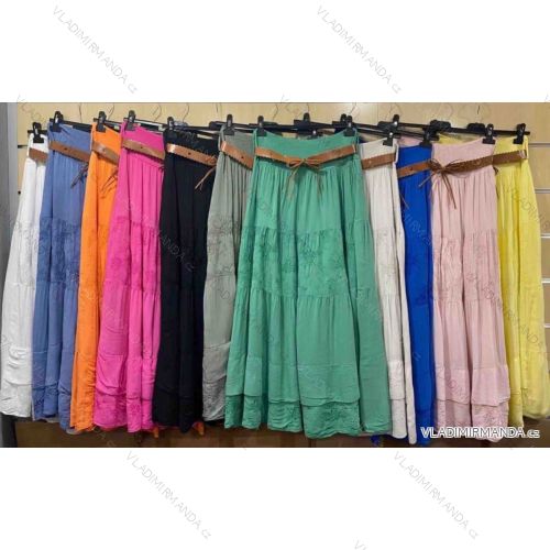 Sukňa letná dlhá dámska (S/M/L ONE SIZE) TALIANSKA MÓDA IMWC222497