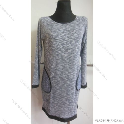 Šaty dlhý rukáv dámske (s-2xl) METROFIVE F14-3013