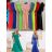 Šaty letné dlhé elegantné bez rukávov dámske (S/M ONE SIZE) TALIANSKA MÓDA IMWOP22OP0377