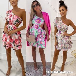 Šaty letné elegantné bez rukávov dámske (S/M ONE SIZE) TALIANSKA MÓDA IMWOP22OP0357