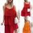 Šaty letné na ramienka dámske (S/M/L ONE SIZE) TALIANSKA MÓDA IMWK22FL51152