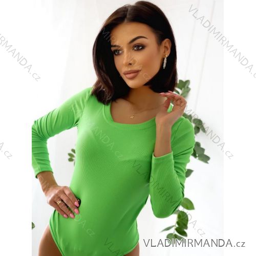 Body dlhý rukáv dámske (S/M ONE SIZE) TALIANSKA MÓDA IMWK22EB22400