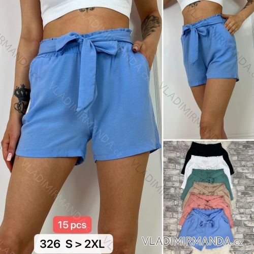Kraťasy šortky letné dámske (S-2XL) TURECKÁ MÓDA TMWL22326
