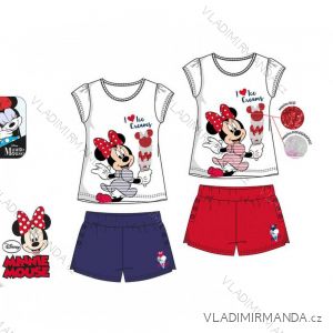 Súprava letný/plážový set tričko krátky rukáv a kraťasy minnie mouse detská dievčenské (3-8rokov) SETINO EV1243