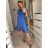 Šaty carmen cez ramená letné dámske (S/M ONE SIZE) TALIANSKA MÓDA IMM22U5368/DR BÉŽOVÁ