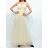 Šaty spoločenské elegantné na ramienka dlhé plesové dámske (S/M, M/L ONE SIZE) TALIANSKA MÓDA IMM229067L - modrá mintova - S/M