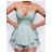 Šaty letné elegantné na ramienka dámske (S/M ONE SIZE) TALIANSKA MÓDA IMPBB22B8753