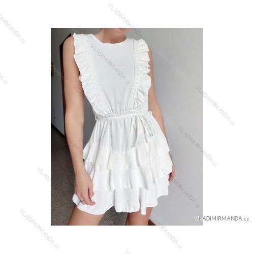 Šaty letné bez rukávov dámske (S/M ONE SIZE) TALIANSKA MÓDA IMPBB22B22634