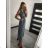 Šaty dlhé elegantné icecool bez rukávov dámske (M/L, XL/XXL) AINUOSI TALIANSKA MODA IMB229927