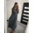 Šaty dlhé elegantné icecool bez rukávov dámske (M/L, XL/XXL) AINUOSI TALIANSKA MODA IMB229927