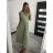 Šaty dlhé elegantné icecool bez rukávov dámske (M/L, XL/XXL) AINUOSI TALIANSKA MODA IMB229927