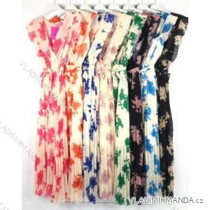 Šaty dlhé letné bez rukávov dámske (S/M ONE SIZE) TALIANSKA MÓDA IMPBB22 IMPBB22C15724