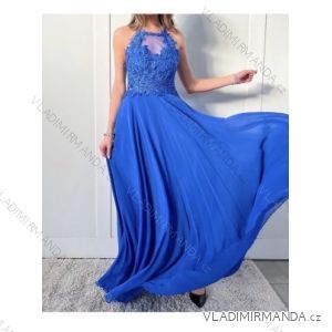 Šaty dlhé spoločenské elegantné letné bez rukávov dámske (S/M ONE SIZE) TALIANSKA MÓDA IMPSH22L19803