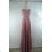 Šaty dlhé spoločenské elegantné letné bez rukávov dámske (S/M ONE SIZE) TALIANSKA MÓDA IMPSH2260011
