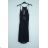 Šaty elegantné letné na ramienka dámske (S/M ONE SIZE) TALIANSKA MÓDA IMPSH248335 béžová S/M