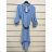 Šaty košeľové dlhý rukáv dámske (S/M ONE SIZE) TALIANSKA MÓDA IMPSH2287654