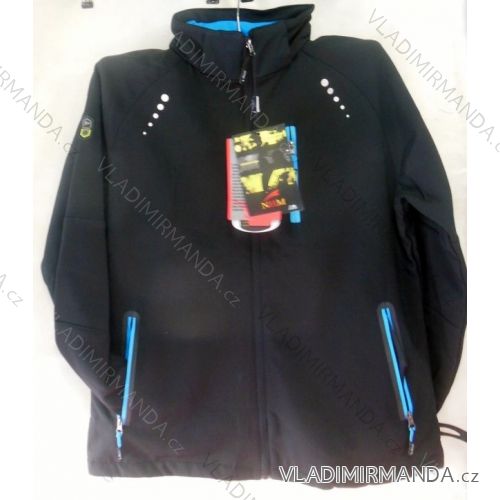 Bunda softshellová pánska nadrozmerné (xl-4XL) NHM NEW FASHION 3105