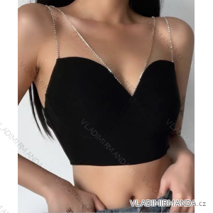 Top letné na ramienka dámske (S/M ONE SIZE) TALIANSKA MÓDA IMPLS2223613
