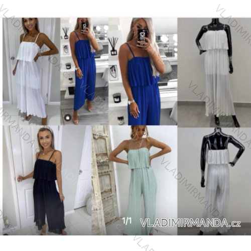 Overal dlhý na ramienka dámske (S/M ONE SIZE) TALIANSKA MÓDA IMPLS2218858