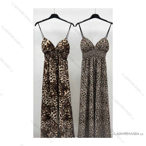 Šaty letné na ramienka dámske (S/M ONE SIZE) TALIANSKA MÓDA IMPLS2223743