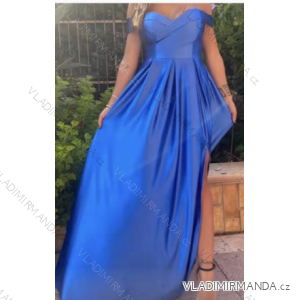Šaty dlhé elegantné letné bez rukávov dámske (S/M ONE SIZE) TALIANSKA MÓDA IMPLS2222103