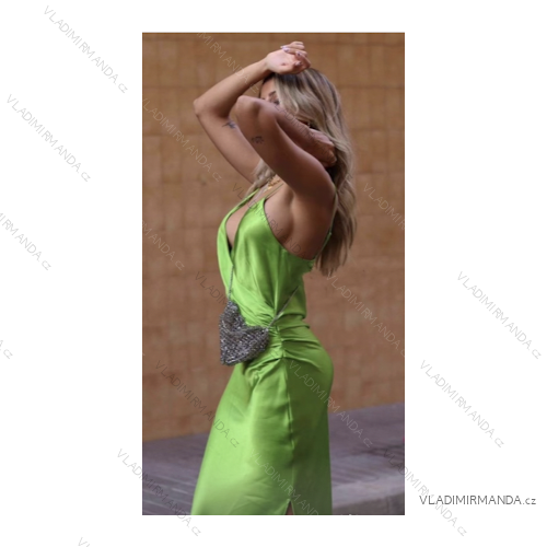 Šaty letné na ramienka dámske (S/M ONE SIZE) TALIANSKA MÓDA IMPLS2222929