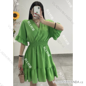 Šaty letné krátky rukáv dámske (S/M ONE SIZE) TALIANSKA MÓDA IMPLS2222882