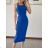 Šaty letné na ramienka dámske (S/M ONE SIZE) TALIANSKA MÓDA IMPBB22A6429