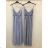 Šaty letné dlhé na ramienka dámske (S/M ONE SIZE) TALIANSKA MÓDA IMPDY22MDUE9772