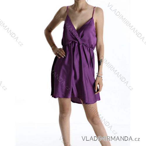 Šaty letné na ramienka dámske (S/M ONE SIZE) TALIANSKA MÓDA IMPLM229680A2