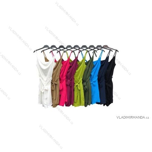 Šaty letné na ramienka dámske (S/M ONE SIZE) TALIANSKA MÓDA IMPLM2219494J2