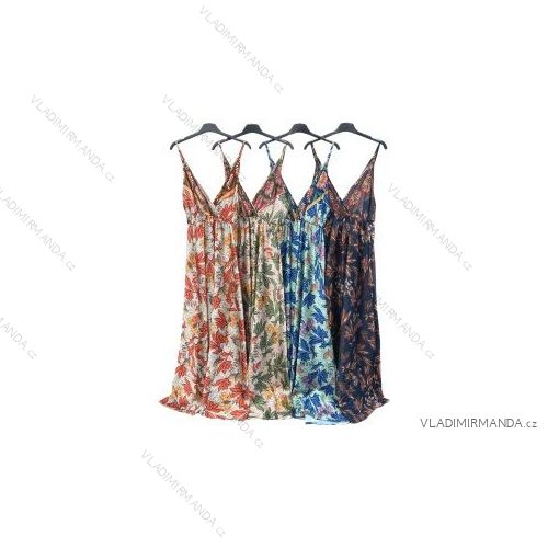 Šaty dlhé letné na ramienka dámske (S/M ONE SIZE) TALIANSKA MÓDA IMPLM221055A5