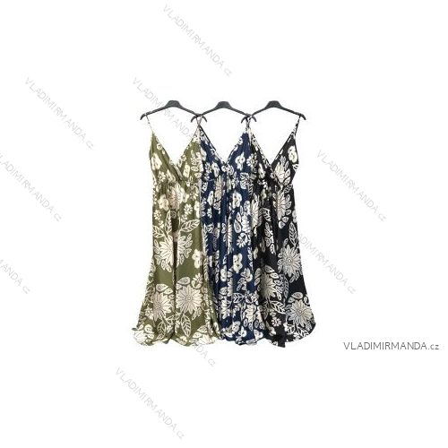 Šaty dlhé letné na ramienka dámske (S/M ONE SIZE) TALIANSKA MÓDA IMPLM221055A8