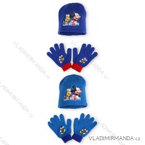 Set čepice a rukavice detské Chlapčenské mickey mouse (one size) SETINO 780-329