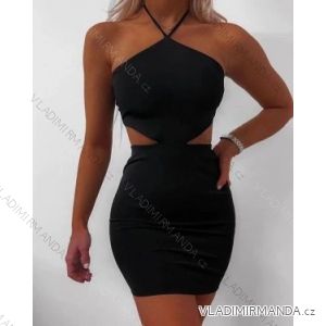 Šaty letné na ramienka dámske (S/M ONE SIZE) TALIANSKA MÓDA IMPBB22C23662