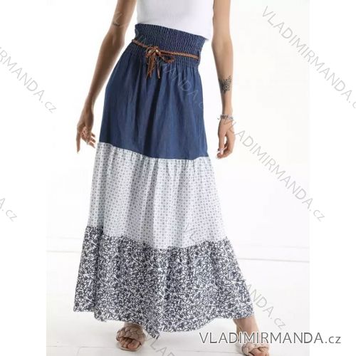 Sukňa dlhá dámska (S/M ONE SIZE) TALIANSKA MÓDA IMPDY22ZZ3483