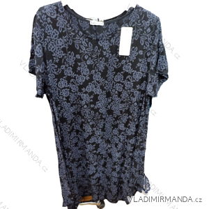 Šaty letný krátky rukáv dámska nadrozmer (XL/2XL/3XL ONE SIZE) TALIANSKA MÓDA IM422780