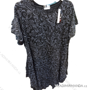 Šaty letný krátky rukáv dámska nadrozmer (XL/2XL/3XL ONE SIZE) TALIANSKA MÓDA IM422781
