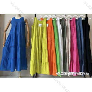 Šaty letné bez rukávov dámske (S/M ONE SIZE) INDICKÁ MÓDA IMPEM228655