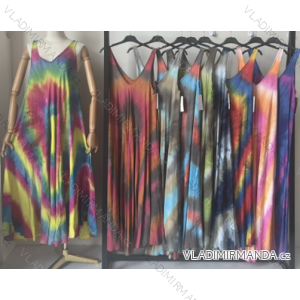 Šaty letné bez rukávov dámske (S/M ONE SIZE) INDICKÁ MÓDA IMPEM220272