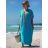 Šaty maxi dlhé oversize letný krátky rukáv dámske nadrozmerné (M/L/XL/2XL ONE SIZE) TALIANSKA MÓDA IMM22MS55153