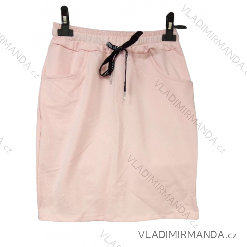 Sukňa dámska (S/M/L ONE SIZE) TALIANSKA MÓDA IMD2215401/DR ružová M / L