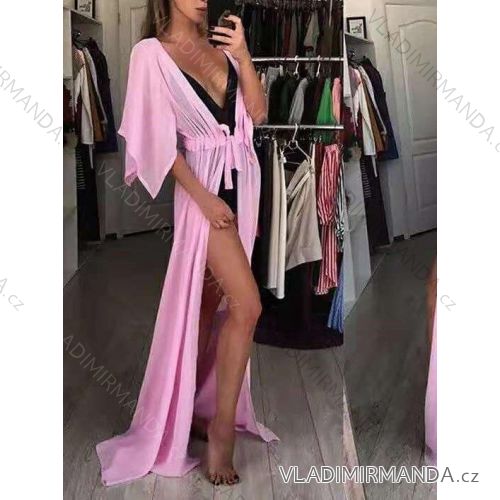 Župan prehoz letný cez plavky dlhý rukáv dámsky (S/M ONE SIZE) TALIANSKA MóDA IMM22923