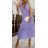 Šaty dlhé elegantné letné šifónové bez rukávov dámske (S/M ONE SIZE) TALIANSKA MÓDA IMD22324/DUR S/M Modrá svetlá
