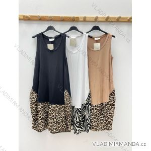 Šaty letné na ramienka dámske (S/M ONE SIZE) TALIANSKA MÓDA IMPDY22LS17845