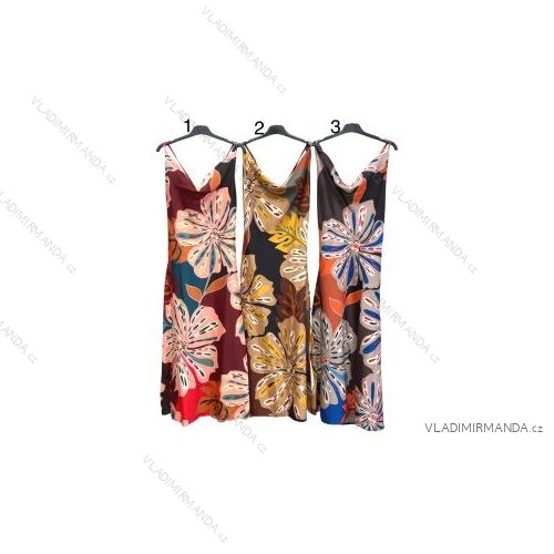 Šaty dlhé letné bez rukávu dámske (S/M ONE SIZE) TALIANSKA MÓDA IMPLM22199100010