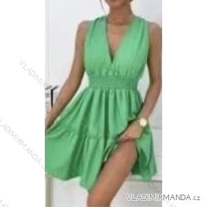 Šaty letné bez rukávov dámske (S/M ONE SIZE) TALIANSKA MÓDA IMWB22099